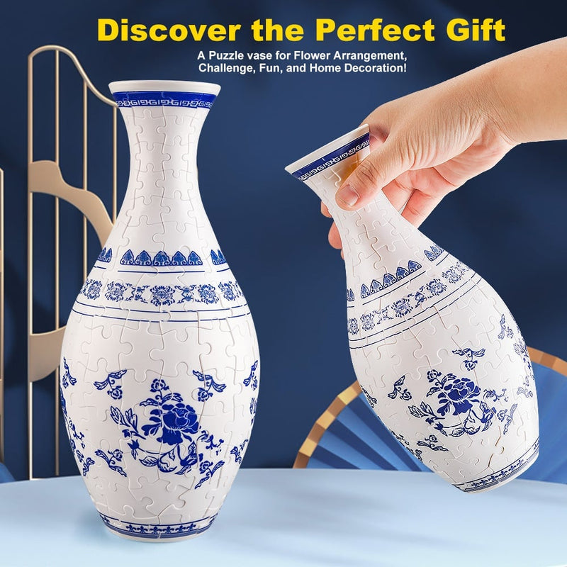 🎄Christmas Promotion-49% OFF🎄3D Art Puzzle Vase - vimin