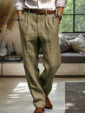 Soft Straight-Leg Cotton Linen Pants