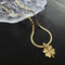 🔥Hot Sale🔥Gold Plated Lucky Clover Necklace