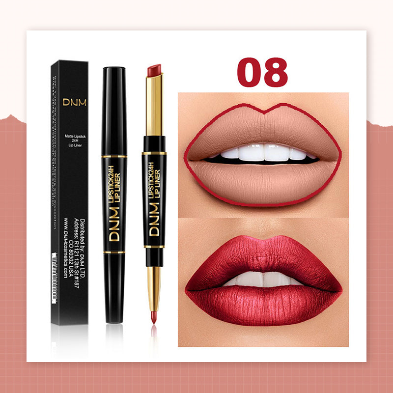 💄2-in-1 Waterproof Lipstick Lip Liner🌟Buy More Save More