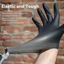 Disposable Black Nitrile Gloves - Household Cleaning Safety Tools