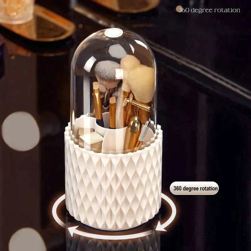 🔥Hot Sale - Today 49% OFF🔥Sleek 360° Spinning Makeup Brush Holder