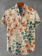 Flowers Floral Vintage Print Casual 100% Cotton Shirt