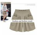 Women Beach Casual Hot Shorts with Elastic Waistband