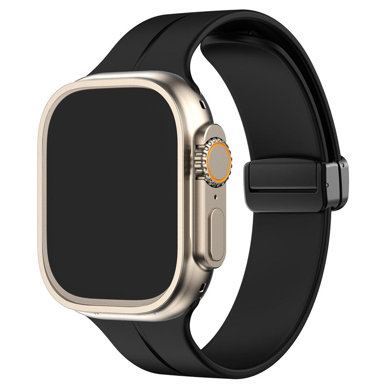 Silicone Magnetic Folding Band For iPhone Watch