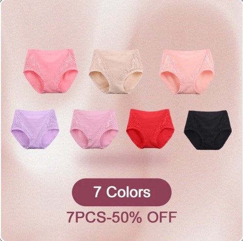 🔥Buy 1 Get 3 Free🔥Plus Size High Waist Leak Proof Cotton Panties