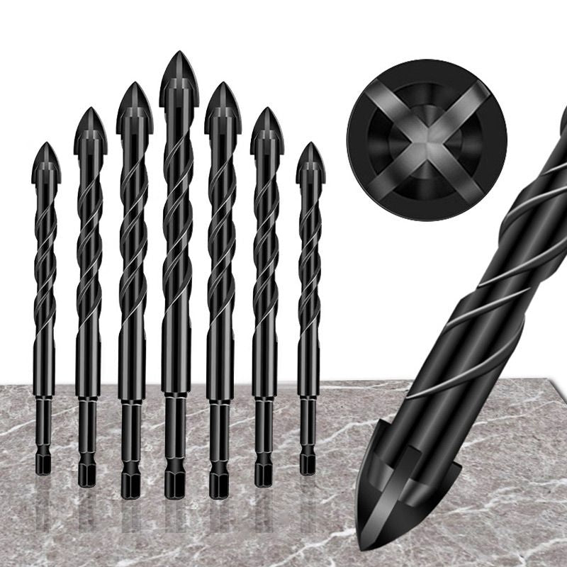 🥇Hot Sale - 49% OFF⏰4-Edge Cross Drill Bit Set