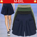 Women Beach Casual Hot Shorts with Elastic Waistband