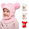 🔥Hot Sale 49% OFF🔥Children's winter hat with ear muffs and pom-poms