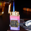 Windproof Lighter Vintage Watch Bezel Jet Flame Torch