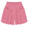 Women Beach Casual Hot Shorts with Elastic Waistband