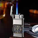 Windproof Lighter Vintage Watch Bezel Jet Flame Torch