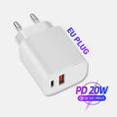 ⚡20W Fast Charger Dual-port Power Adapter