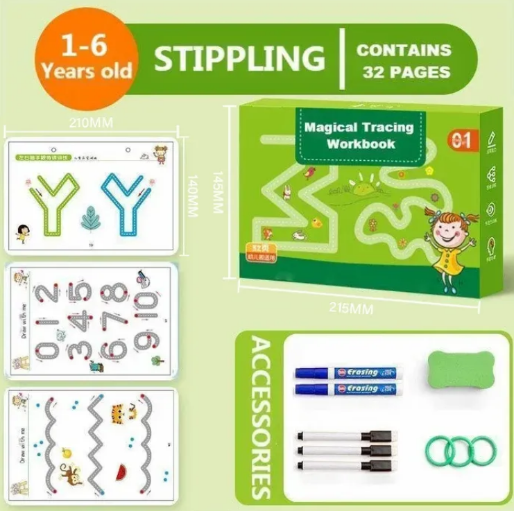 Magical Tracing Workbook Set