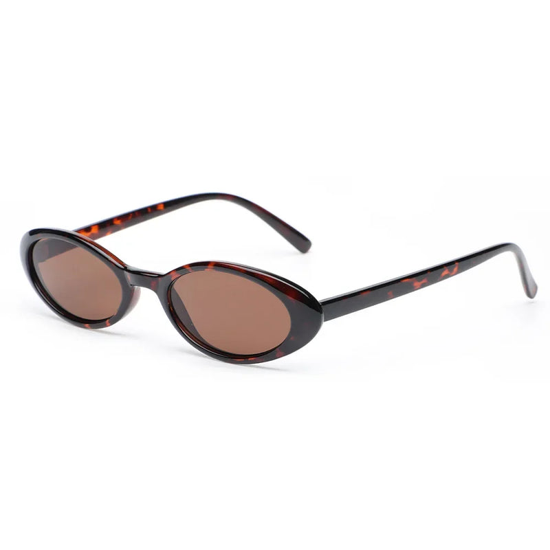 Sleek Oval Sunglasses