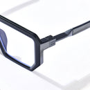 Shahid Kapoor Inspired Chunky Square Eyeglasses | Fashionable & Trendy | Black Frame Sunglasses