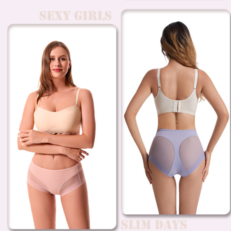 🎁Buy 3 Get 50% OFF⏳High Waist Ice Silk Seamless Shaping Briefs