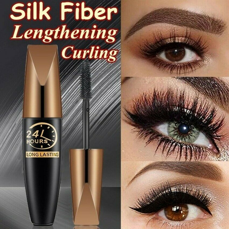 🔥2025 Hot Sale 49% OFF🎯4D Waterproof Silk Fibre Thick Lengthening Mascara