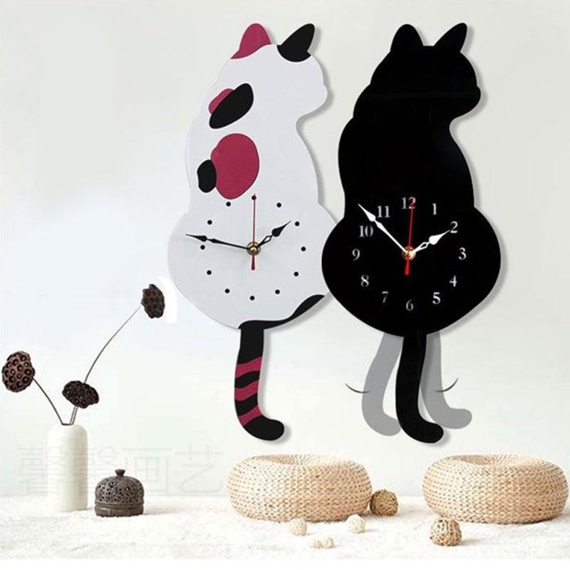 Nordic Pet Wagging Tail Wall Clock