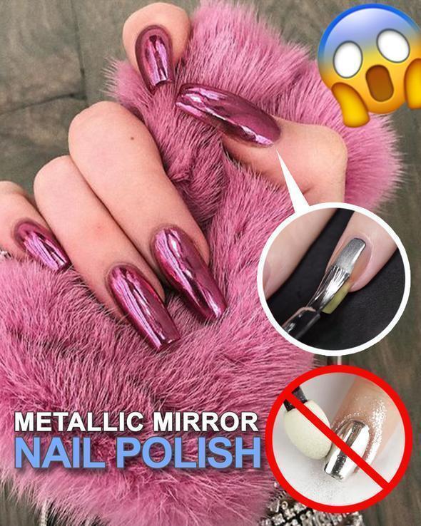 💅2025 Hot Sale 49% OFF💅GLAMOROUS METALLIC MIRROR NAIL POLISH