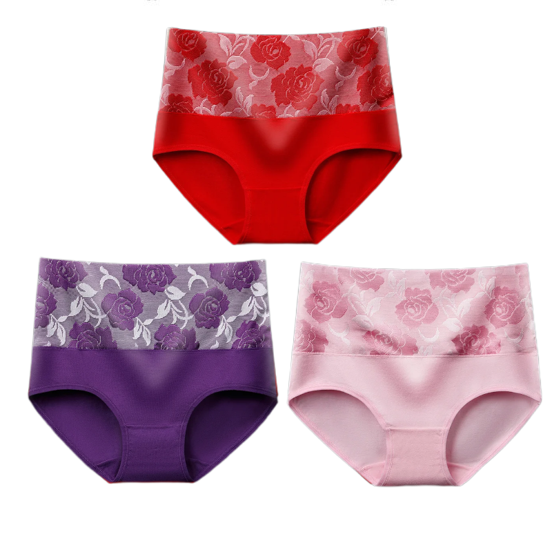 💥Buy 1 Get 3 Packs🔥High Waist Tummy Control Cotton Panties