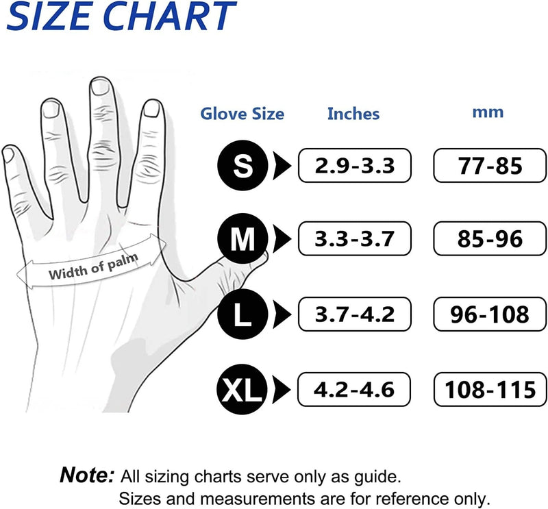 Disposable Black Nitrile Gloves - Household Cleaning Safety Tools