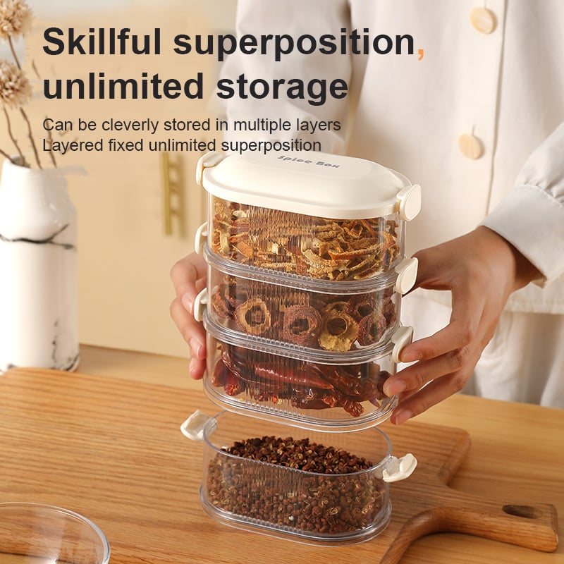 🔥Hot sale 49% off🔥Multi-layer Seasoning Storage Box