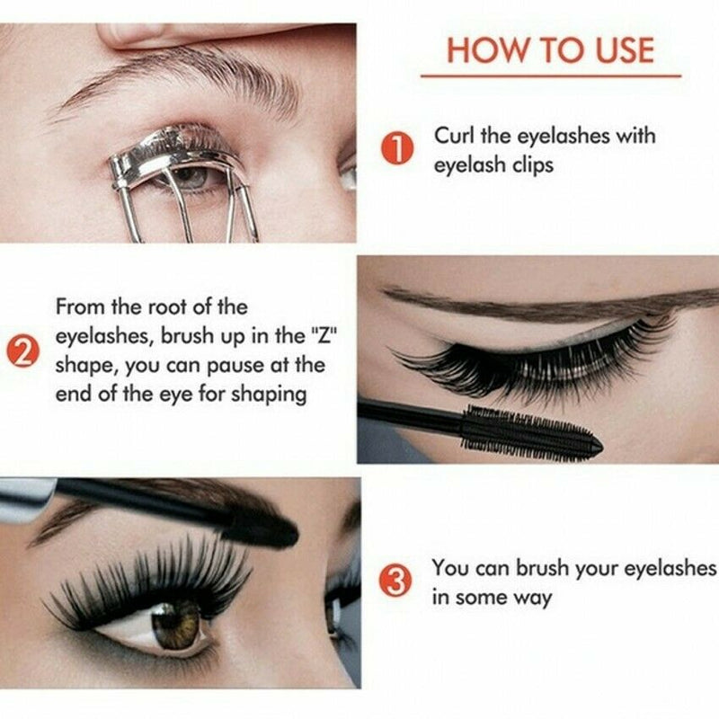 🔥2025 Hot Sale 49% OFF🎯4D Waterproof Silk Fibre Thick Lengthening Mascara