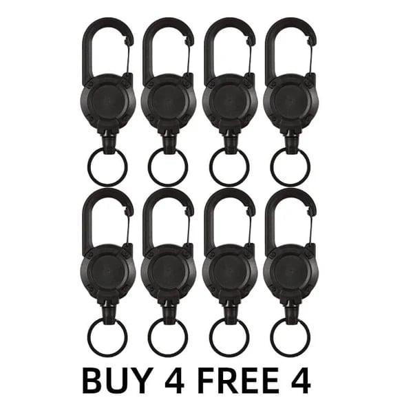 💥Outdoor Automatic Retractable Wire Rope Tactical Keychain💥