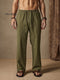 Casual Cotton Linen Style Pants