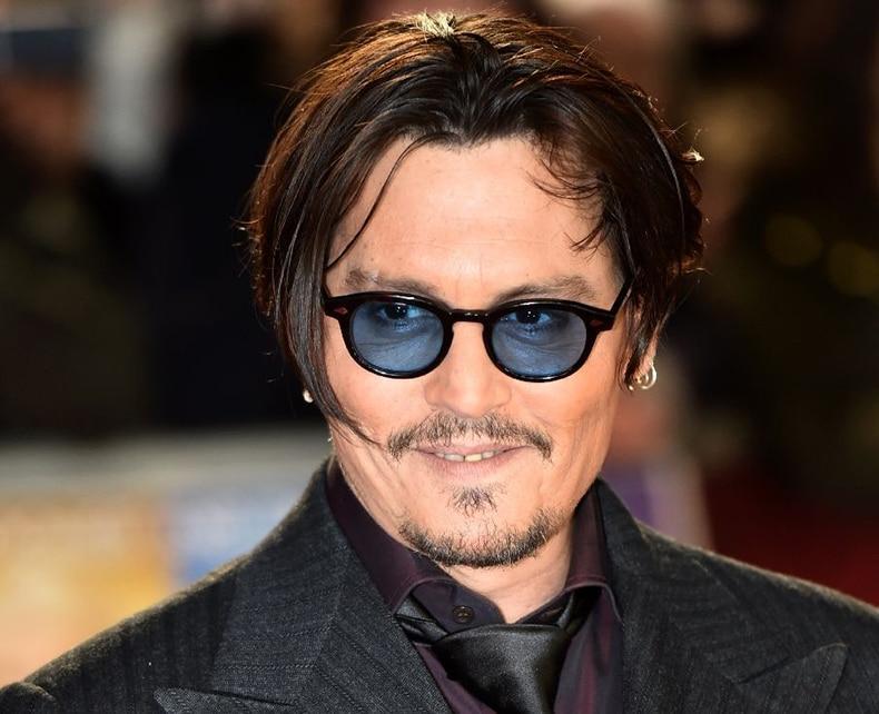 Celebrity Johnny Depp Transparent Oval Sunglasses For Men -FunkyTradition