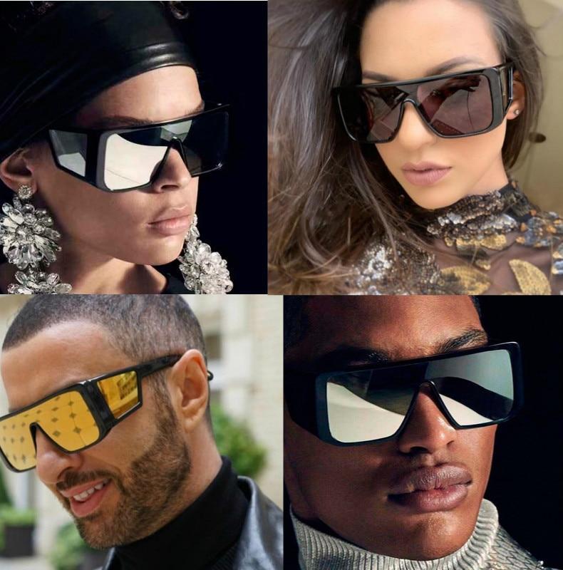 Celebrity Oversize Square Sunglasses For Men And Women -FunkyTradition