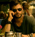 Chris Hemsworth Extraction Movie Square Sunglasses For Men-FunkyTradition