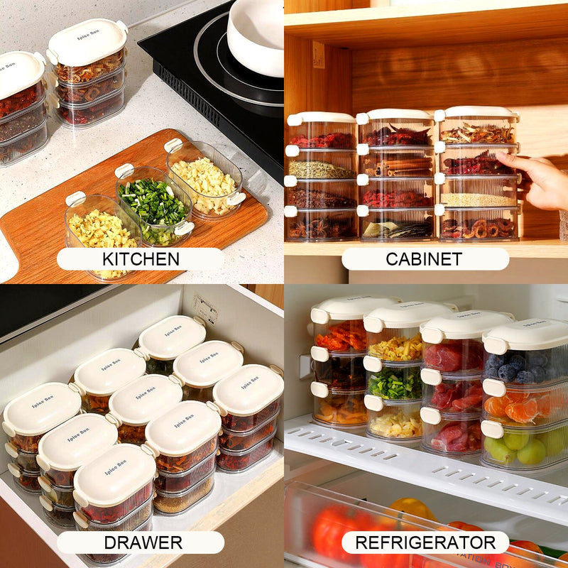 🔥Hot sale 49% off🔥Multi-layer Seasoning Storage Box