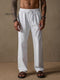 Casual Loose Fit Cotton Linen Straight Pants