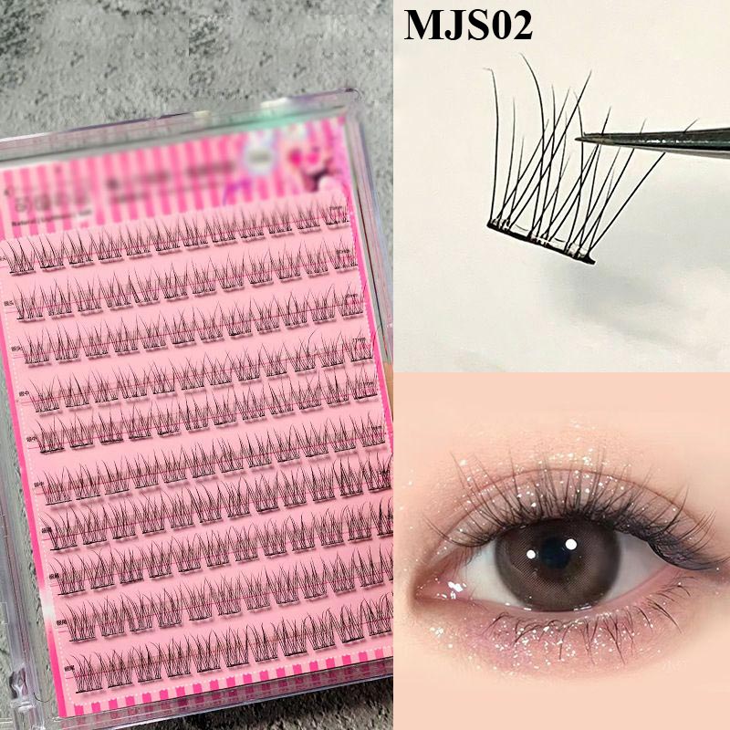 Waterproof Glue-free Realistic False Eyelashes - vimin