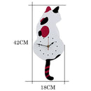 Nordic Pet Wagging Tail Wall Clock