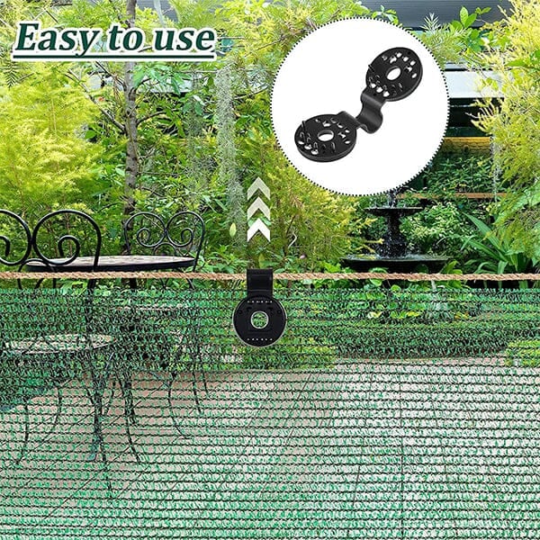 Limited Time Offer🔥Thickened Greenhouse Sun Protection Shade Mesh with Edge Fixing Clips