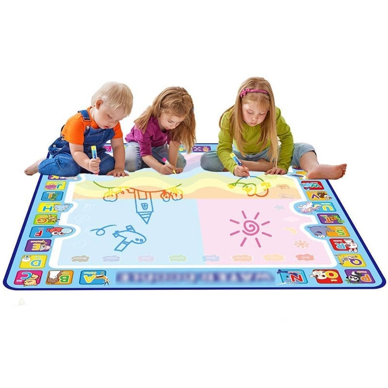 Water Doodle Mat .Aqua Painting Drawing Mat Mess Free Learning Toy Mat