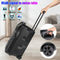 Portable Wireless Trolley Speaker with LED DJ Lights, Microphone & Wheels