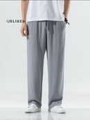 Men's Linen Pants Are Thin and Breathable