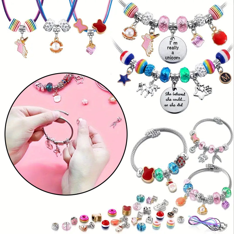 Girls Charm Bracelet Making Kit-Little Girl's Favourite