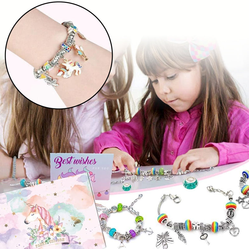 Girls Charm Bracelet Making Kit-Little Girl's Favourite