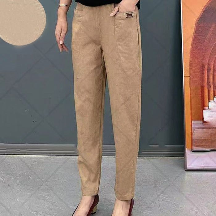 💝Hot Sale 49% OFF💝Women's Elastic Waist Cotton Pants✈️Free Shipping