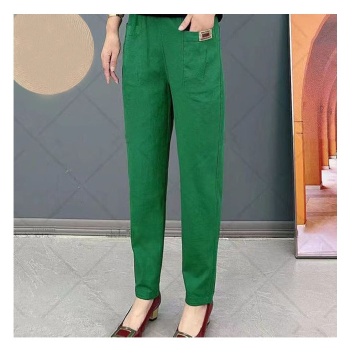 💝Hot Sale 49% OFF💝Women's Elastic Waist Cotton Pants✈️Free Shipping