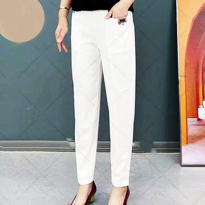 💝Hot Sale 49% OFF💝Women's Elastic Waist Cotton Pants✈️Free Shipping