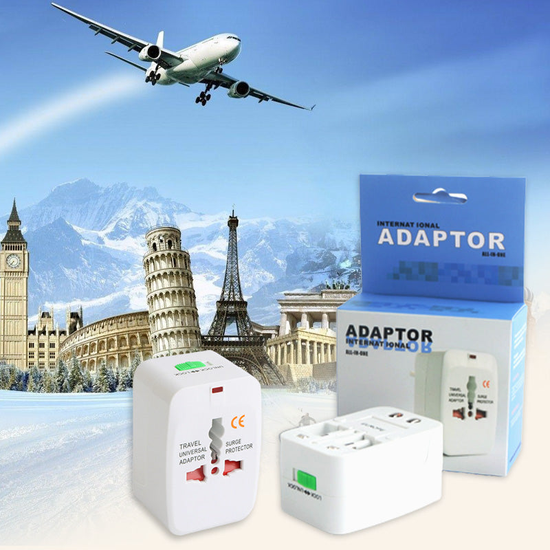 Universal Travel Adapter Plug for USA/ EU/ UK/ AUS