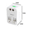 Universal Travel Adapter Plug for USA/ EU/ UK/ AUS