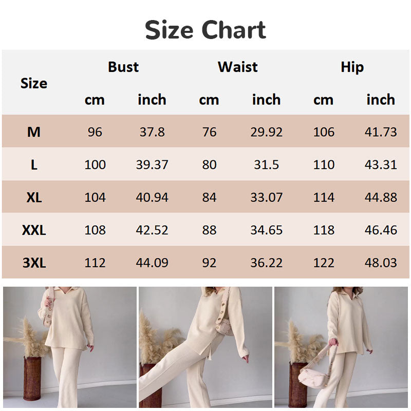 🎁Hot Sale 50% OFF🎁V-Neck Casual Slit Knitted Two-Piece Set