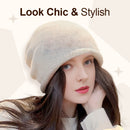 😍Pop style show face smaller stacked hat